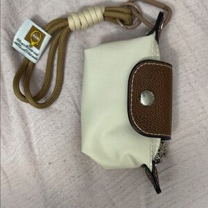 Chic Cream and Brown Mini Bag